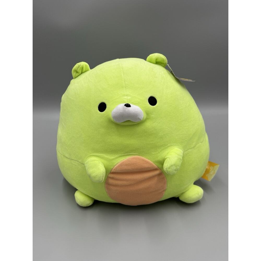 TAiTO Light Green Round Bear Plush 10 Inch Stuffed Animal Toy